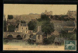 CPA Fresnay-sur-Sarthe, Pont Et Ancienne Enceinte Fortifiee  - Andere & Zonder Classificatie