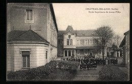 CPA Chateau-du-Loir, Ecole Superieure De Jeunes Filles  - Chateau Du Loir