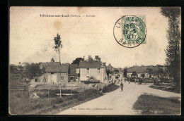 CPA Villaines-sur-Luce, Arrivee  - Other & Unclassified