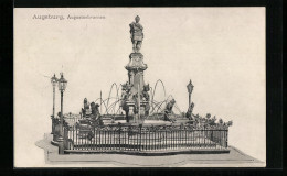 AK Augsburg, Der Augustusbrunnen  - Augsburg