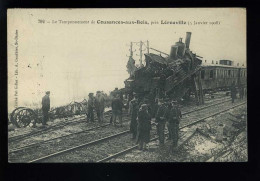 55 - COUSANCES-AUX-BOIS - TAMPONNEMENT DU TRAIN LE 5 JANVIER 1908 - CATASTROPHE - CLI POL GILLET - A. GAUTHIER EDITEUR - Other & Unclassified