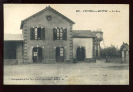 55 - FRESNES-EN-WOEVRE - LA GARE DU CHEMIN DE FER - PHOTOGRAPHIE D'ART RENE LIROT A JARNY-GARE TEL25 - Altri & Non Classificati