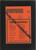 POUVOIRS [No 51 De 1989] Télévision - Autres & Non Classés