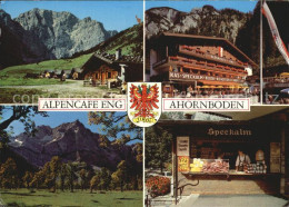 72485327 Eng Hinterriss Tirol Alpencafe Eng Ahornboden Speckalm Eng Hinterriss T - Sonstige & Ohne Zuordnung