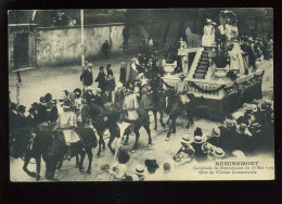 88 - REMIREMONT - CAVALCADE DE BIENFAISANCE DU 16 MAI 1909 - CHAR DE L'UNION COMMERCIALE - Remiremont