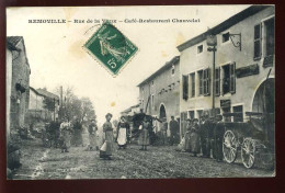 88 - REMOVILLE - RUE DE LA VAUX - CAFE-RESTAURANT CHAUVELOT - Sonstige & Ohne Zuordnung