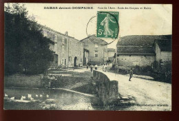 88 - DAMAS-DEVANT-DOMPAIRE - PONT DE L'ATRE - ECOLE DES GARCONS ET MAIRIE - Autres & Non Classés