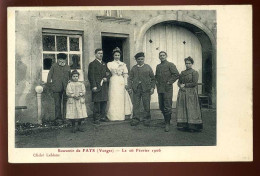 88 - FAYS - MARIAGE - SOUVENIR DU 26 FEVRIER 1906 - Other & Unclassified