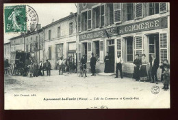 55 - APREMONT-LA-FORET - CAFE DU COMMERCE ET GRANDE -RUE - MME DONNAT EDITEUR - Other & Unclassified