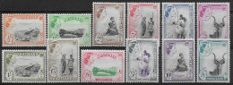 1956 Swaziland Elisabetta II 12v. MNH SG. N. 53/64 - Sonstige & Ohne Zuordnung