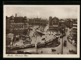 AK Berlin-Tiergarten, Potsdamer Platz, Strassenbahn  - Tiergarten