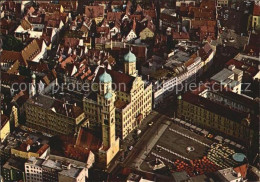 72484034 Augsburg Rathaus Perlachturm Fliegeraufnahme Augsburg - Augsburg