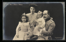 AK Prinz Max Von Baden Mit Familie  - Familias Reales