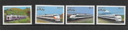 MALDIVES 2000 TRAINS YVERT N°2965/2968 NEUF MNH** - Trains