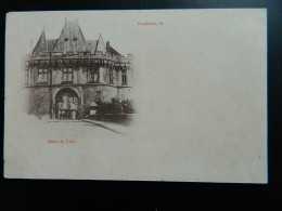 CARTE PRECURSEUR 1900                VENDOME                     HOTEL DE VILLE - Vendome