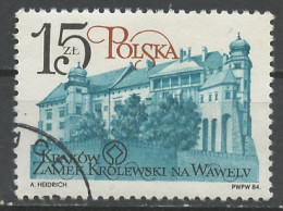 Pologne - Poland - Polen 1984 Y&T N°2765 - Michel N°2953 (o) - 15z Château De Wawel - Usados