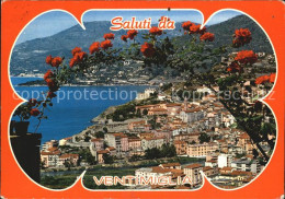 72483550 Ventimiglia Liguria Panorama Da Levante Sfondo Mortola E Mentone  - Otros & Sin Clasificación