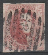 Belgique - N°12 - P83 Mons (8 Lignes) - Margé - 1858-1862 Médaillons (9/12)