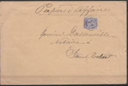 L. "Papiers D'affaires" Affr. N°139 (3 Ports) Càd LAVACHERIE /10 III 1920 Pour Notaire à SAINT-HUBERT - 1915-1920 Albert I.