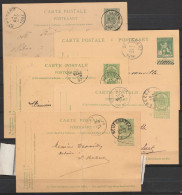 Lot De 5 CP EP Càd BERTRIX, LIBIN, NEUFCHATEAU, EREZEE, ST-HUBERT Entre 1897 Et 1914 - Cartes Postales 1871-1909