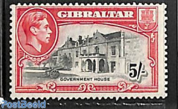 Gibraltar 1938 2Sh, Perf. 13, Stamp Out Of Set, Unused (hinged), Art - Sculpture - Escultura
