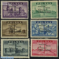 Poland 1946 1 Year Liberation 6v, Perforated, Mint NH, History - Various - Special Items - Nuovi