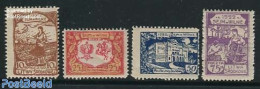 Lithuania 1922 Central Lithuania, Country Day 4v, Mint NH, History - Nature - Performance Art - Various - Coat Of Arms.. - Theater
