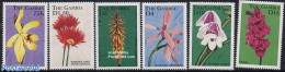 Gambia 1998 Flowers 6v, Mint NH, Nature - Flowers & Plants - Gambia (...-1964)