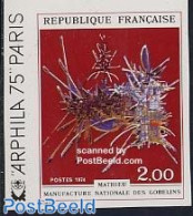 France 1974 Mathieu Painting 1v Imperforated, Mint NH, Art - Modern Art (1850-present) - Paintings - Ungebraucht