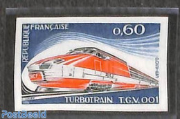 France 1974 TGV 1v Imperforated, Mint NH, Transport - Railways - Nuevos