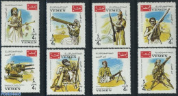 Yemen, Kingdom 1967 Patriottic War 8v, Mint NH, History - Militarism - Militaria