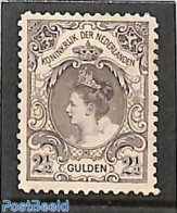 Netherlands 1899 2.5g, Perf. 11.5:11, Stamp Out Of Set, Unused (hinged) - Nuovi