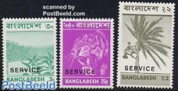 Bangladesh 1974 On Service 3v, Mint NH - Bangladesch