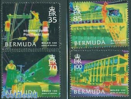 Bermuda 2006 100 Years BELCO 4v, Mint NH, Various - Industry - Fábricas Y Industrias