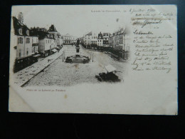 CARTE PRECURSEUR 1900               LONS LE SAUNIER                    PLACE DE LA LIBERTE ET THEATRE - Lons Le Saunier