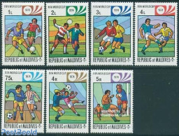 Maldives 1974 World Cup Football 7v, Mint NH, Sport - Football - Malediven (1965-...)