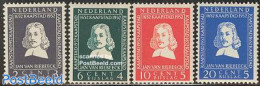 Netherlands 1952 Van Riebeeck 4v, Unused (hinged), History - Politicians - Nuevos