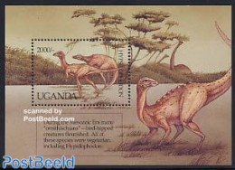 Uganda 1992 Hypsilophodon S/s, Mint NH, Nature - Prehistoric Animals - Preistorici