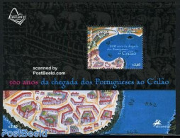 Portugal 2006 500 Years Portuguese In Ceylon S/s, Mint NH, History - Transport - Various - Explorers - Ships And Boats.. - Ongebruikt