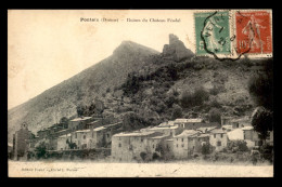 26 - PONTAIX - RUINES DU CHATEAU FEODAL - Autres & Non Classés