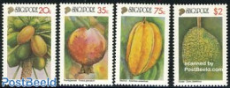 Singapore 1993 Fruits 4v, Mint NH, Nature - Fruit - Obst & Früchte