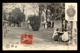 31 - TOULOUSE - EXPOSITION DE 1908 - VILLAGE NOIR - LA PLACE - Toulouse