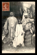 31 - TOULOUSE - EXPOSITION DE 1908 - LE VILLAGE NOIR - FAMILLE SENEGALAISE  - Toulouse