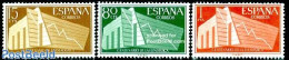 Spain 1956 Statistics 3v, Mint NH, Science - Statistics - Nuevos