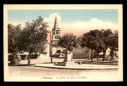 31 - RIEUMES - LE CLOCHER DE L'EGLISE ET LES ALLEES - Autres & Non Classés