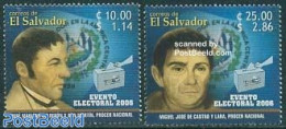 El Salvador 2006 Elections 2v, Mint NH - El Salvador