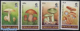 Eswatini/Swaziland 1994 Mushrooms 4v, Mint NH, Nature - Mushrooms - Funghi