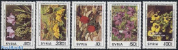 Syria 1986 Flower Show 5v, Mint NH, Nature - Flowers & Plants - Siria