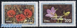 Syria 1987 Flower Show 2v, Mint NH, Nature - Flowers & Plants - Syrie