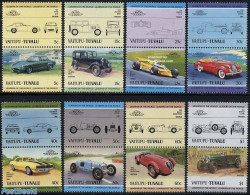 Tuvalu 1984 Automobiles 8x2v [:] (Vaitupu), Mint NH, Sport - Transport - Autosports - Automobiles - Voitures